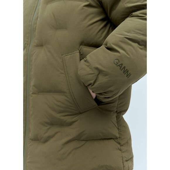 GANNI Soft Puffer Midi Jacket - Picture 6 of 6